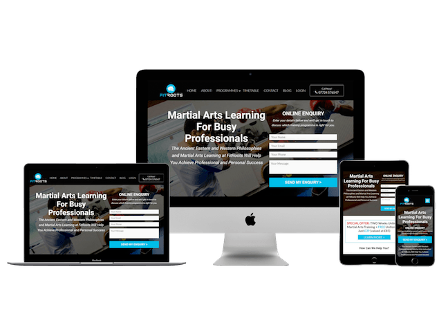 FitRoots Martial Arts Websites